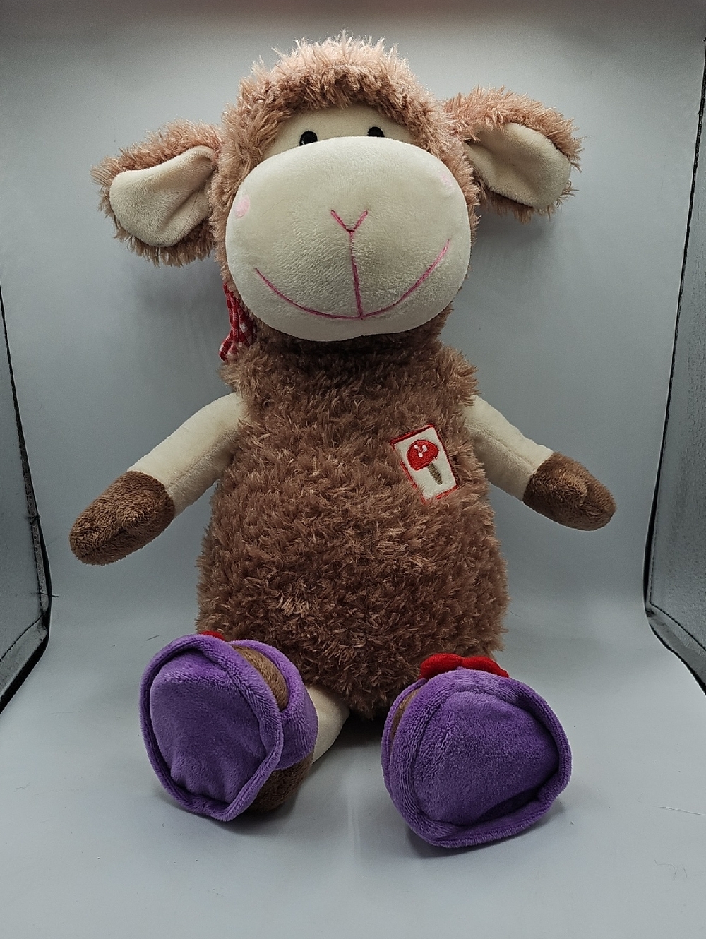 Card Factory Cuddles Collection Brown Sheep/Lamb Soft Toy.
